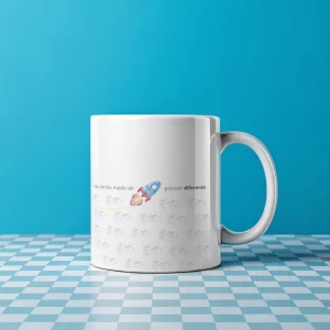 Caneca do Menino fora da caixa