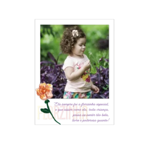 Polaroid Minha florzinha especial