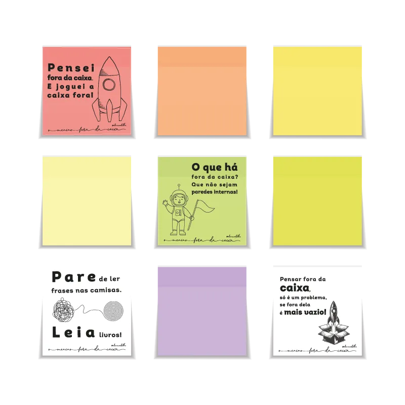 Post-it O menino fora da caixa